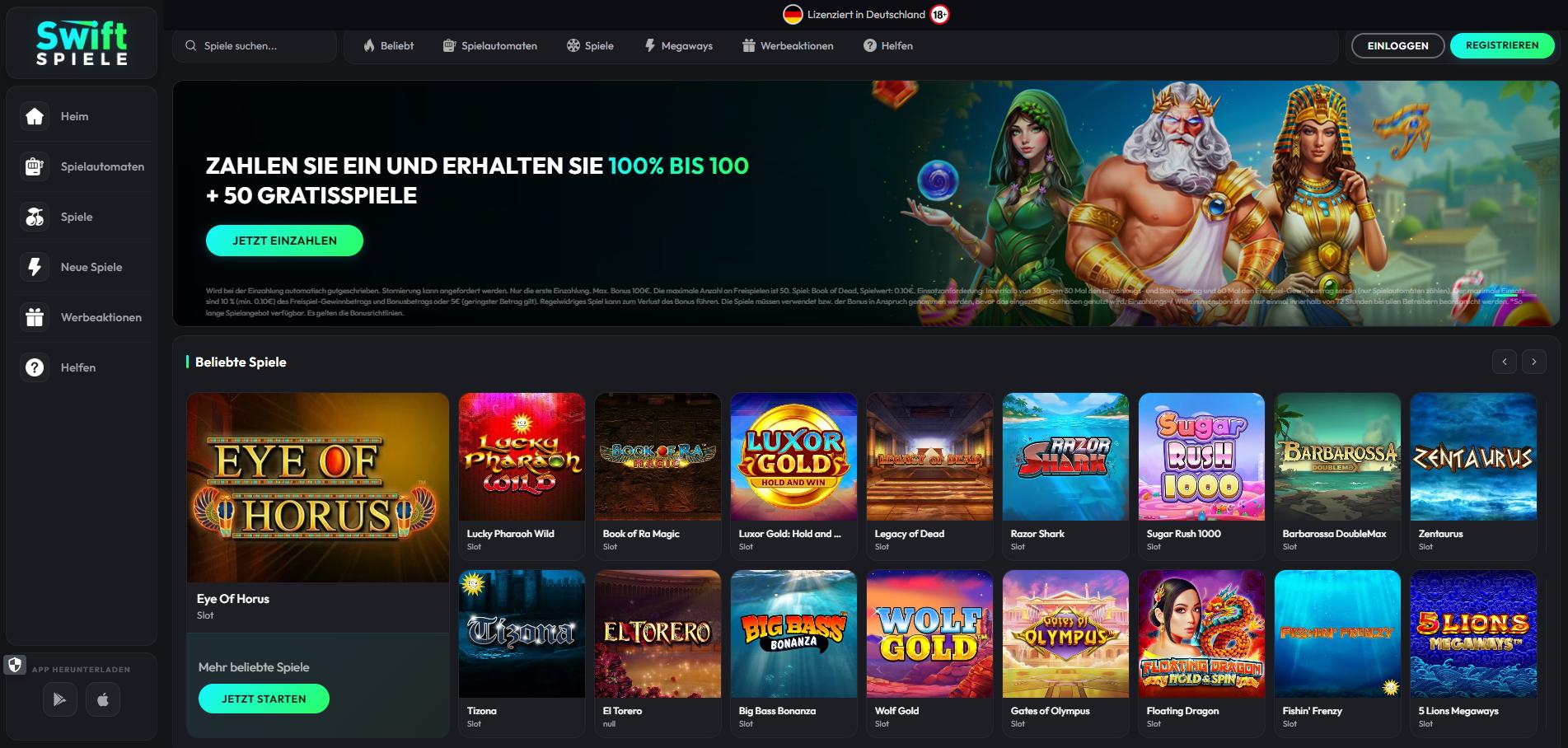 Swiftspiele screenshot 1