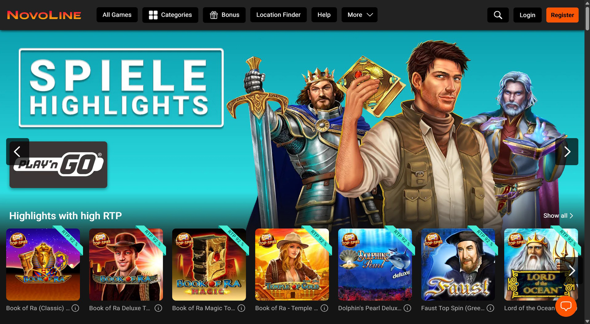 6. Novoline.de- Schnelle, viel bessere Casino-Auszahlungen